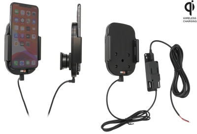 Qi bezprzewodowy aktywny uchwyt do stałej instalacji, Apple iPhone 11 Pro Max