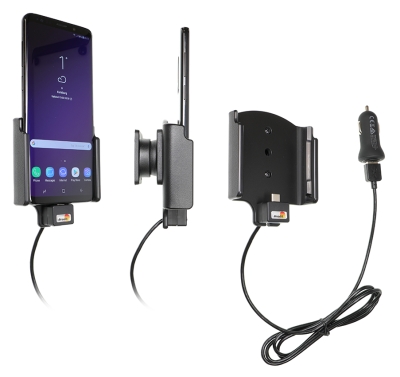 Aktywny uchwyt z kablem USB i adapterem do gniazda zapalniczki, Samsung Galaxy S9+