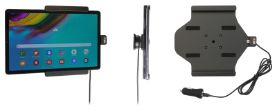 Aktywny uchwyt Brodit z kablem USB i adapterem do gniazda zapalniczki, Samsung Galaxy Tab S5e 10.5 SM-T720/SM-T725