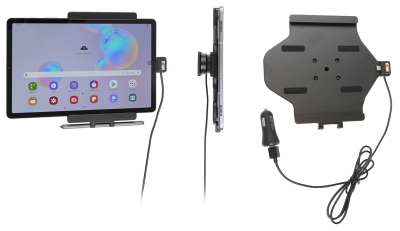 Aktywny uchwyt Brodit z kablem USB i adapterem do gniazda zapalniczki, Samsung Galaxy Tab S6 10.5 SM-T860/SM-T865