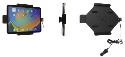 Uchwyt Brodit z zamkiem sprężynowym, Apple iPad 10th Gen (A2696, A2757, A2777)/2025 A16 (A3354, A3355, A3356)