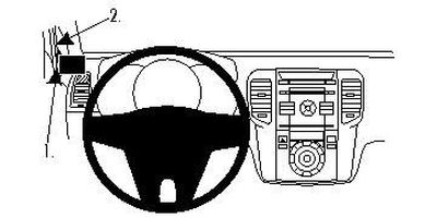 Uchwyt montażowy ProClip Hyundai IX20 11-15, lewy