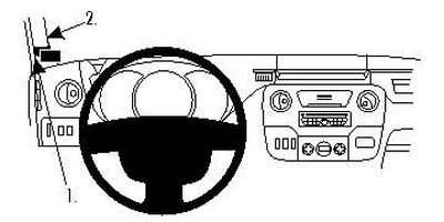 ProClip Monteringsbygel Renault Master 11-15, Na środku