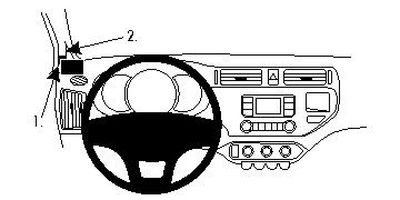 Kia Rio 12-15, Lewa