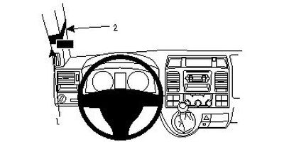 Volkswagen Caravelle 10-15, Lewa, Wysoki