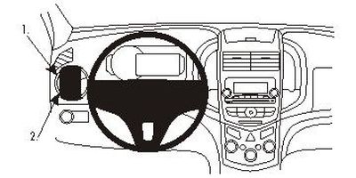 ProClip Uchwyt montażowy Chevrolet Trax 14-14, Lewa