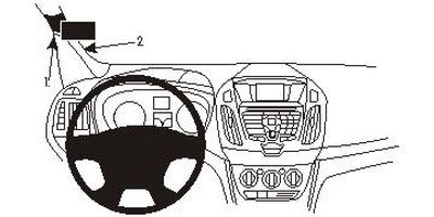 Ford Transit Connect/Tourneo Connect 14-15, Lewa
