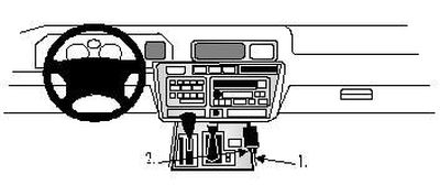 Wspornik montażowy ProClip Lexus LX Series 95-98, konsola