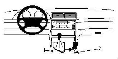 BMW 316-330/M3 E46 98-04/Compact 01-07, konsola
