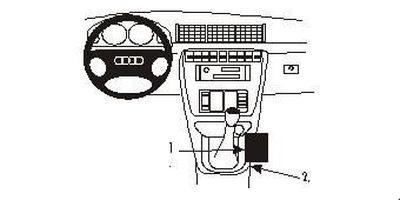Audi A4 95-01, konsola