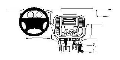 Toyota LandCruiser 100 98-01/Lexus LX 99-02, konsola