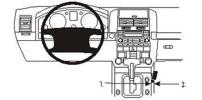 Volkswagen Touareg 03-09, konsola