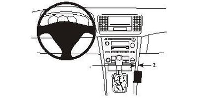 Subaru Outback 04-06, konsola