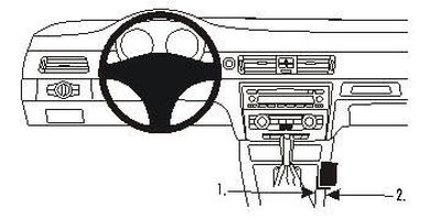 BMW 316-330/E90/E91/E92/E93 05-12, konsola