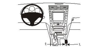 Lexus GS seria 05-12, konsola