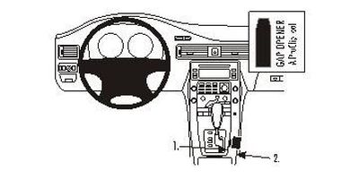 Volvo S80/V70/CX70 07-10, konsola