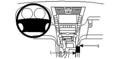 Lexus LS seria 07-12, konsola