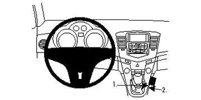 Chevrolet Cruze 09-14, konsola