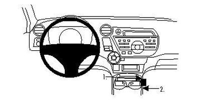 Honda Insight 09-15, konsola