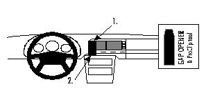Brodit ProClip, Mercedes Benz Klasa SL 89-02