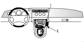 Brodit ProClip, Jaguar XK8 / XKR/XK-Series 97-06