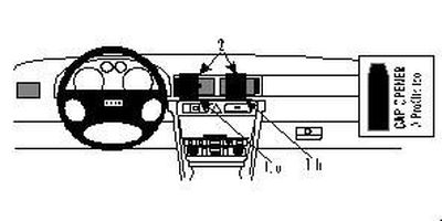 Audi A6 98-03, Center, Wysoki