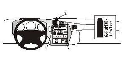 Saab 9-5 98-05, Center, Panel drewniany