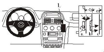 Lexus IS Serie 01-05, pod kątem