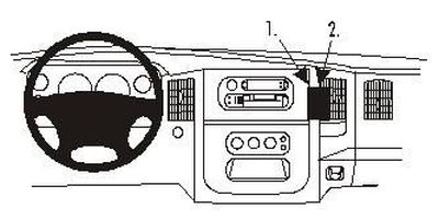 Dodge Ram Pick Up 1500 02-05, 2500/3500 03-05, kątowy