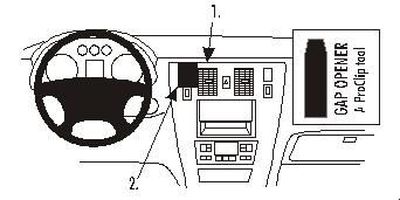 ProClip Monteringsbygel Hyundai Terracan 02-07, centralny