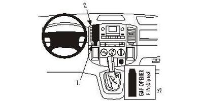 Toyota Corolla Verso 02-03, centralny