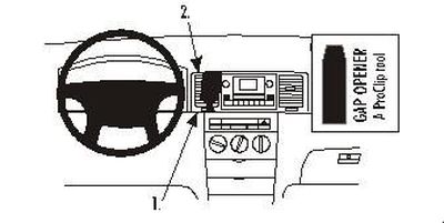 Toyota Corolla 02-07, centralny