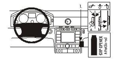 ProClip Monteringsbygel Volkswagen Phaeton 03-10, Kątowy
