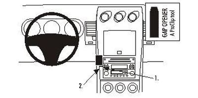 ProClip Monteringsbygel Nissan 350 Z 03-09, Wycentrowany