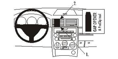 Mazda 2 03-07, Wycentrowany