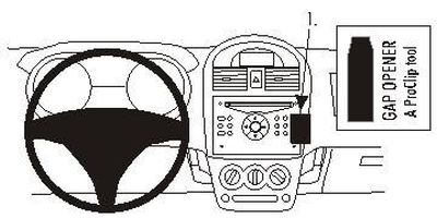 ProClip Uchwyt montażowy Suzuki Ignis 04-09, Kątowy