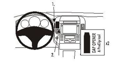 Toyota Corolla Verso 04-09, Wyśrodkowany
