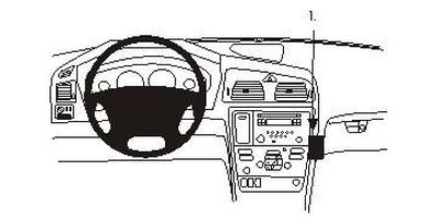 Volvo V70 05-08, Ukośny, Panel drewniany