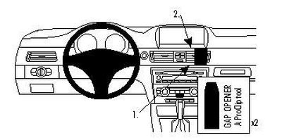 BMW 316-330/E90/E91/E92/E93 05-12, pod kątem, OEM Nav.