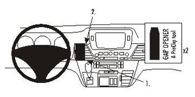 Honda FR-V 05-11, wyśrodkowany