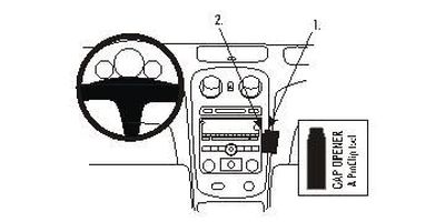 ProClip Monteringsbygel Chevrolet HHR 06-12, Kątowy