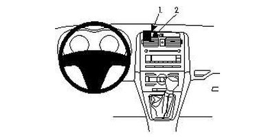 Toyota Auris 07-12, Centralny