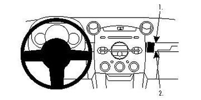 ProClip Monteringsbygel Mazda 2 08-10, Kątowy