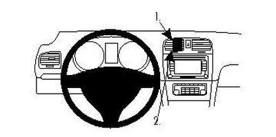 Volkswagen Golf VI 09-12, Na środku