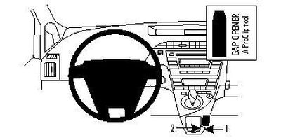 Toyota Prius 10-15, pod kątem
