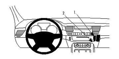 ProClip Monteringsbygel Audi A8 11-15, pod kątem