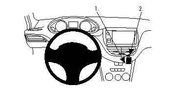 Brodit ProClip, Peugeot 2008/208 12-19