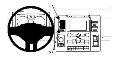 Dodge Ram Pick Up 13-15, wyśrodkowany