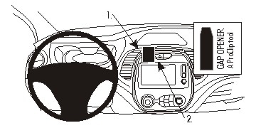 Brodit ProClip, Renault Captur 14-17