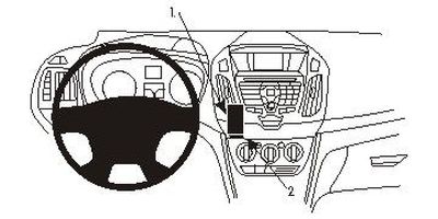 Ford Transit Connect/Tourneo Connect 14-15, wyśrodkowany